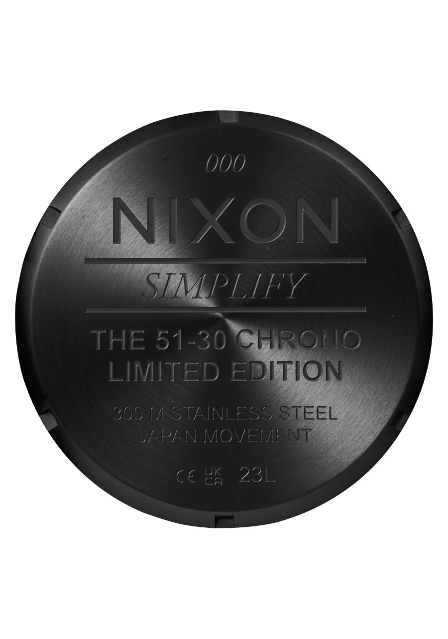 51-30 Chrono Leather - Black / Pumice / Charcoal