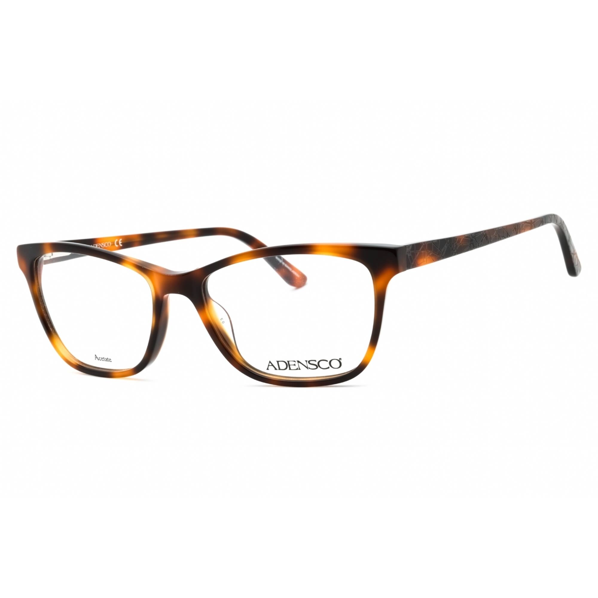 Adensco Women's Eyeglasses - Brown Havana Full Rim Cat Eye Frame | AD 225 0WR9 00