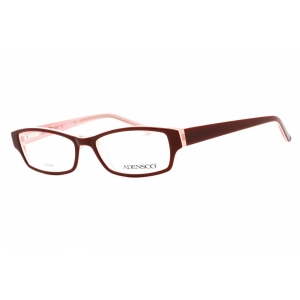 Adensco Women's Eyeglasses - Burgundy Pink Rectangular Full Rim | Ad 212 0DS9 00