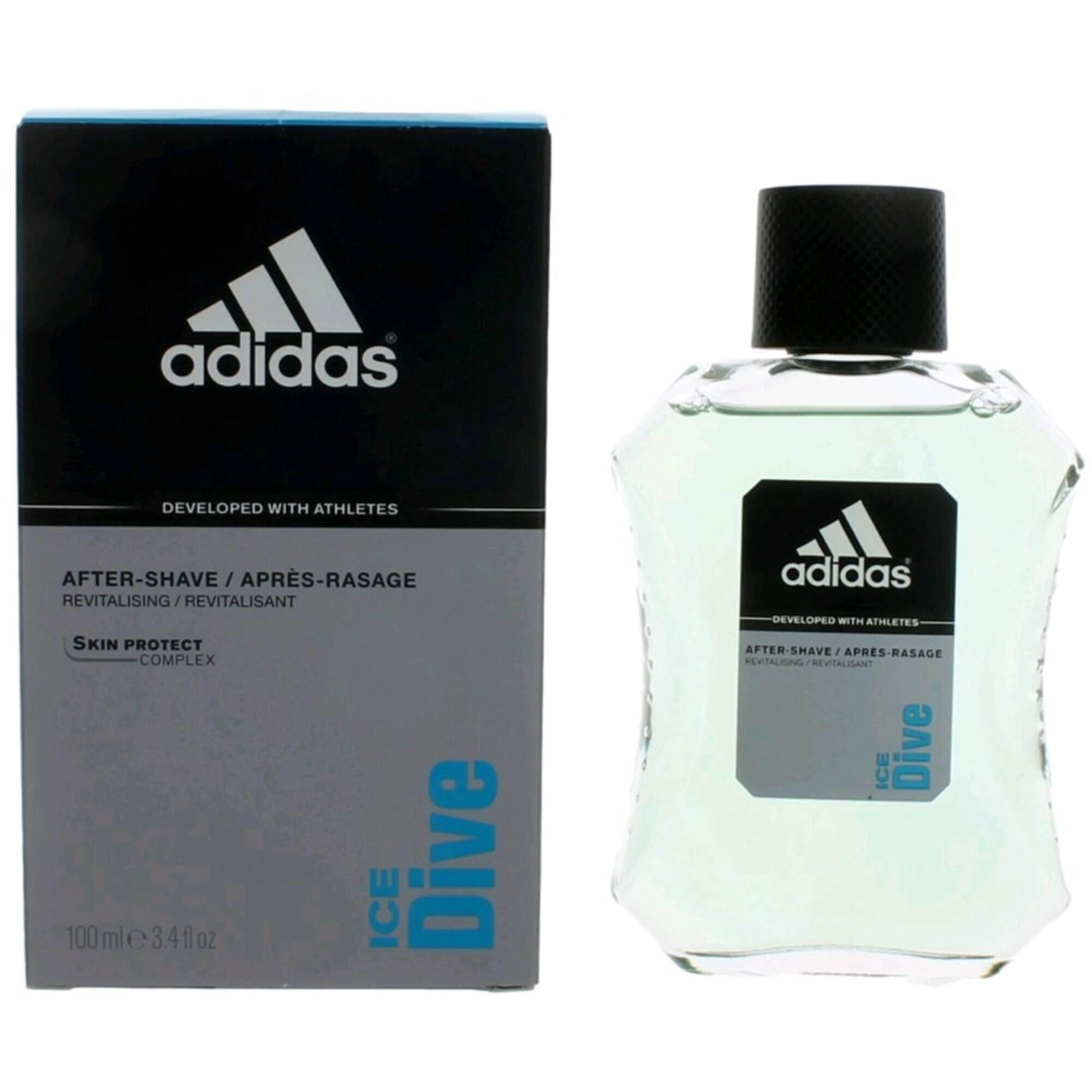 Adidas Men's After Shave - Ice Dive Captivating Aromatic Spicy Fragrance, 3.4 oz