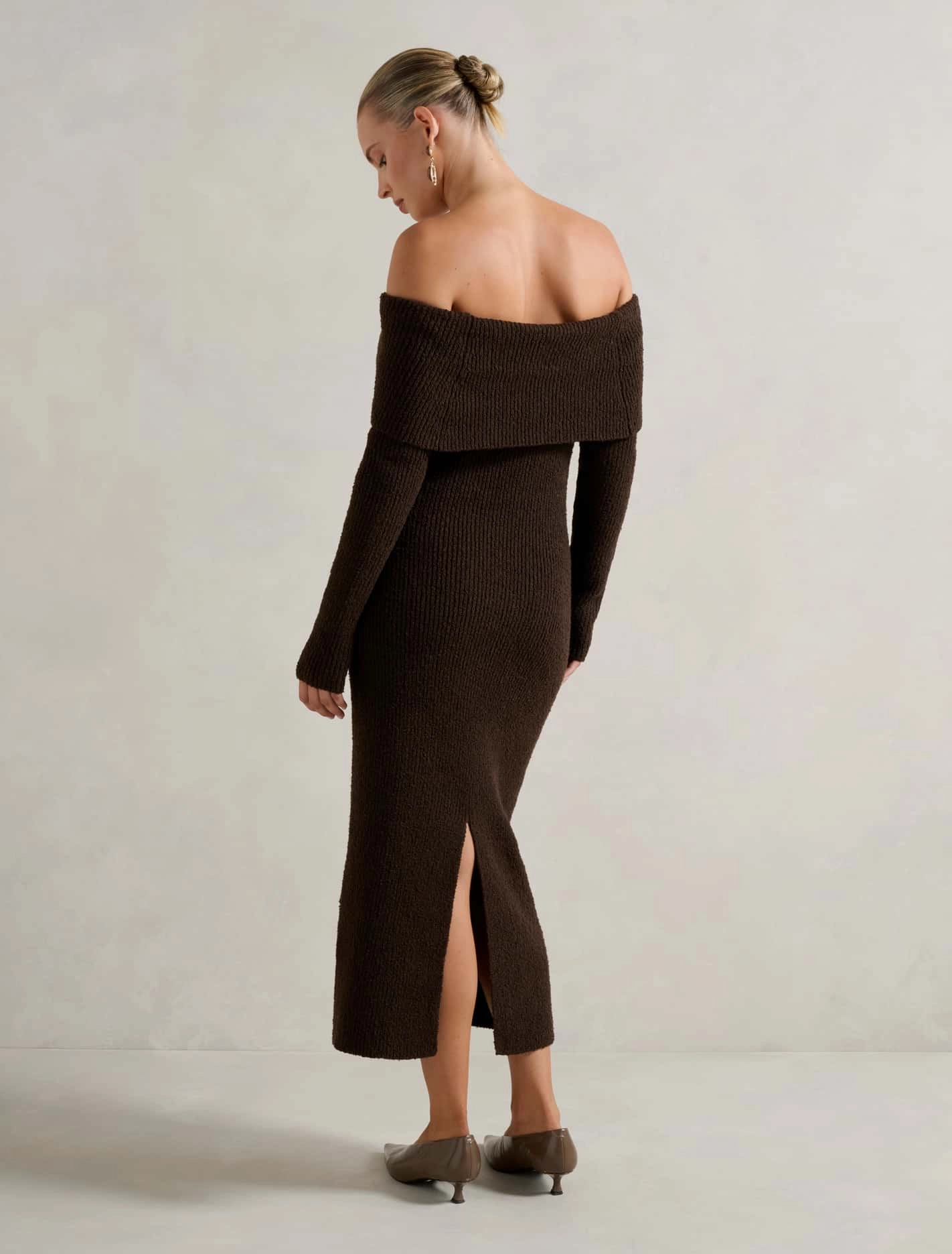Alexa Boucle Midi Dress