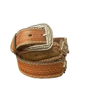 Ariat Diamond Ostrich Inlay - Mens Belt (Closeout)