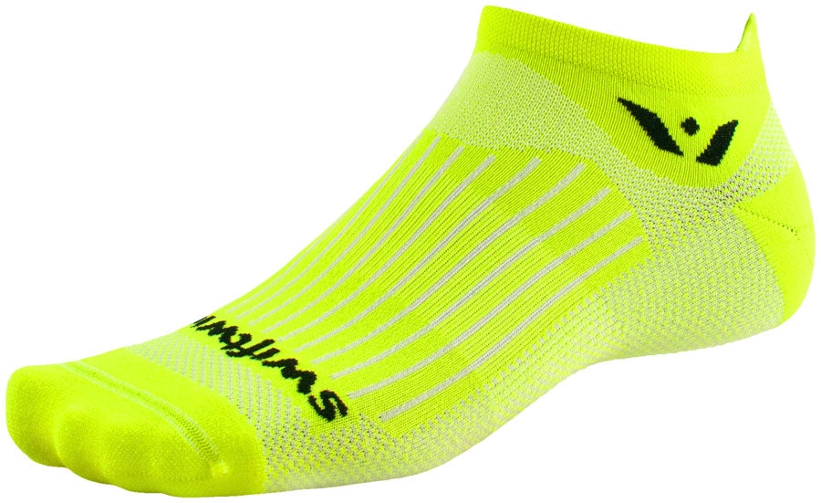 Aspire No Show Socks - Hi-Viz Yellow Small
