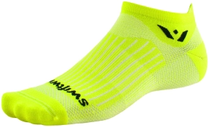 Aspire No Show Socks - Hi-Viz Yellow Small
