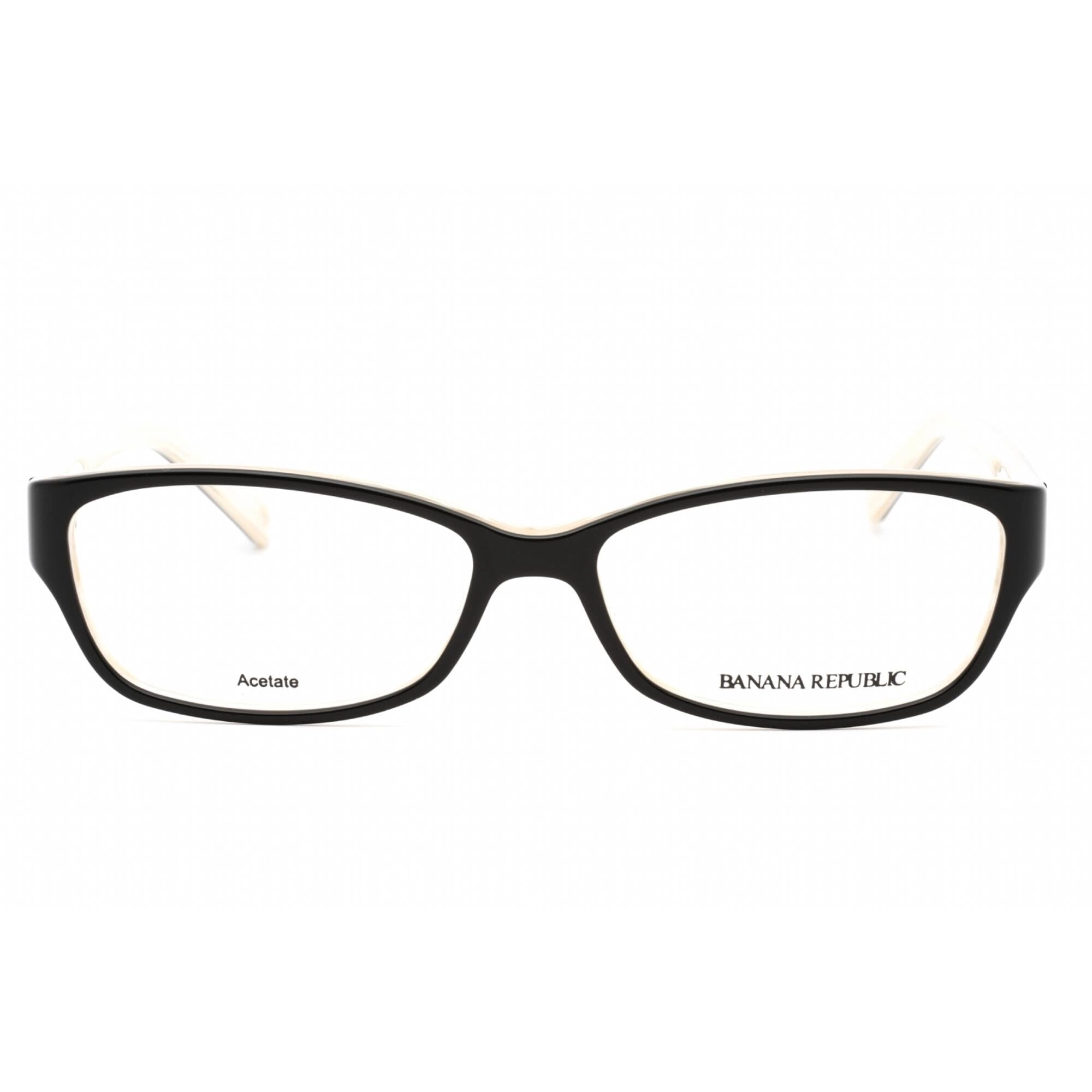Banana Republic Women's Eyeglasses - Black Horn Plastic Cat Eye Frame | Buffy 0JPZ 00