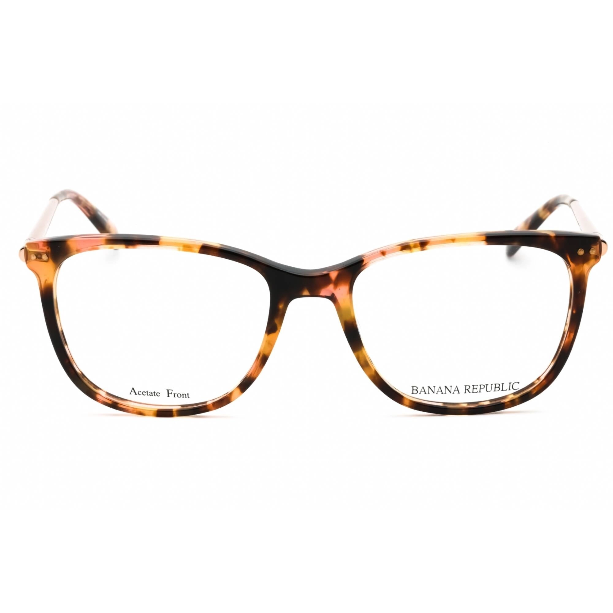 Banana Republic Women's Eyeglasses - Brown Havana Pink Cat Eye Frame | Shannia 0S0R 00