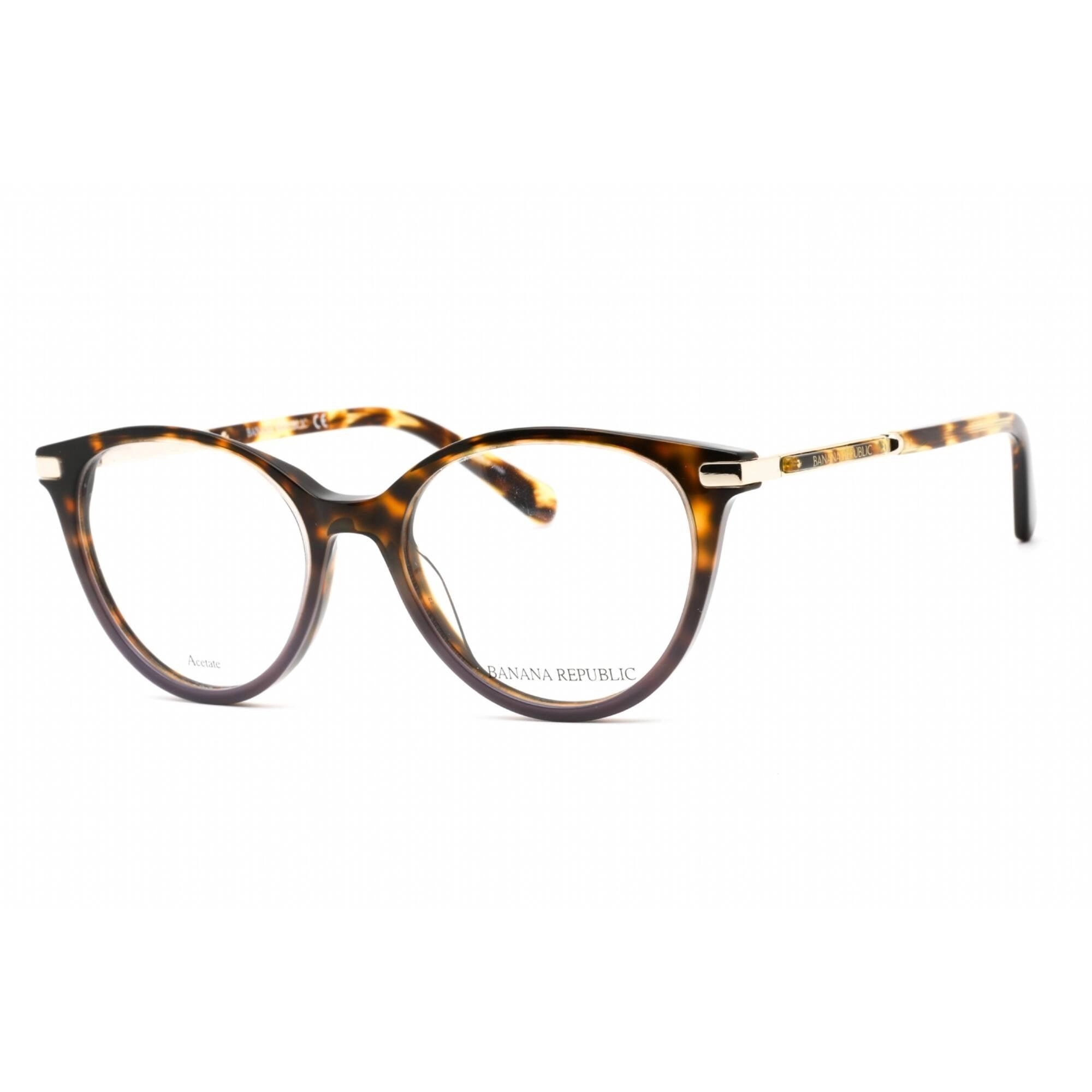 Banana Republic Women's Eyeglasses - Full Rim Havana Violet Plastic | BR 211 0AY0 00