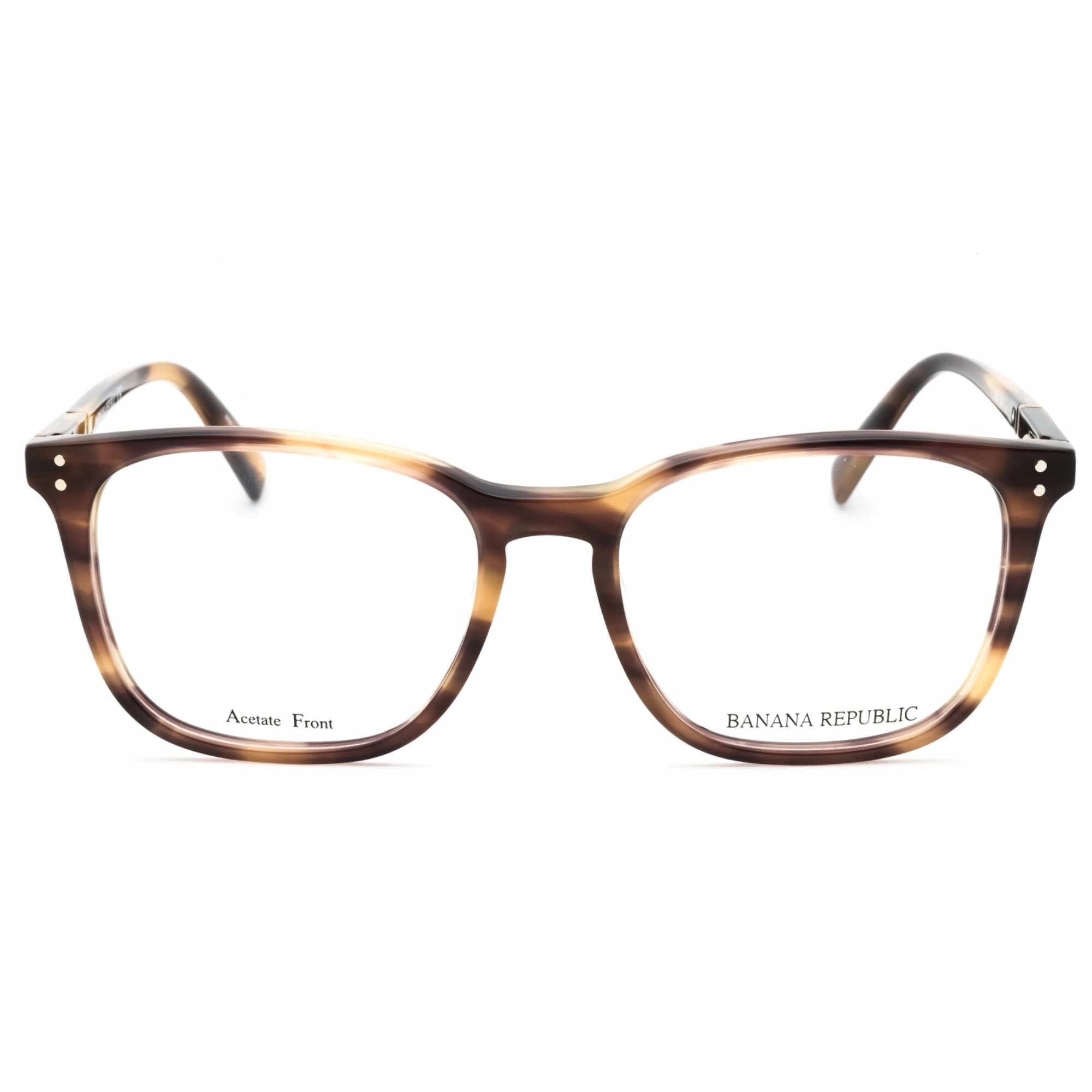 Banana Republic Women's Eyeglasses - Horn Brown Plastic Square Frame | LUNA 0GMV 00