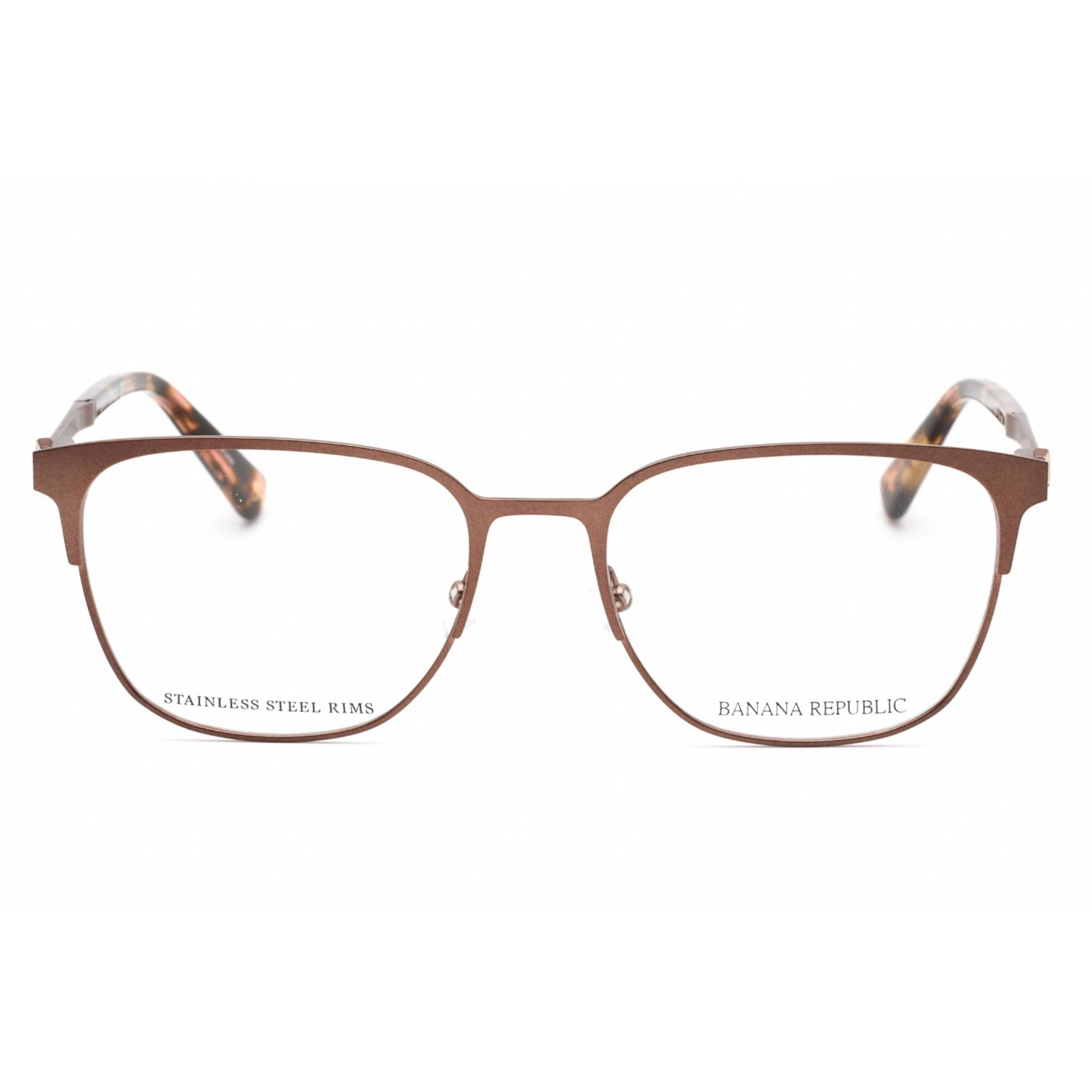 Banana Republic Women's Eyeglasses - Light Brown Rectangular Frame | BR 219 0TUI 00
