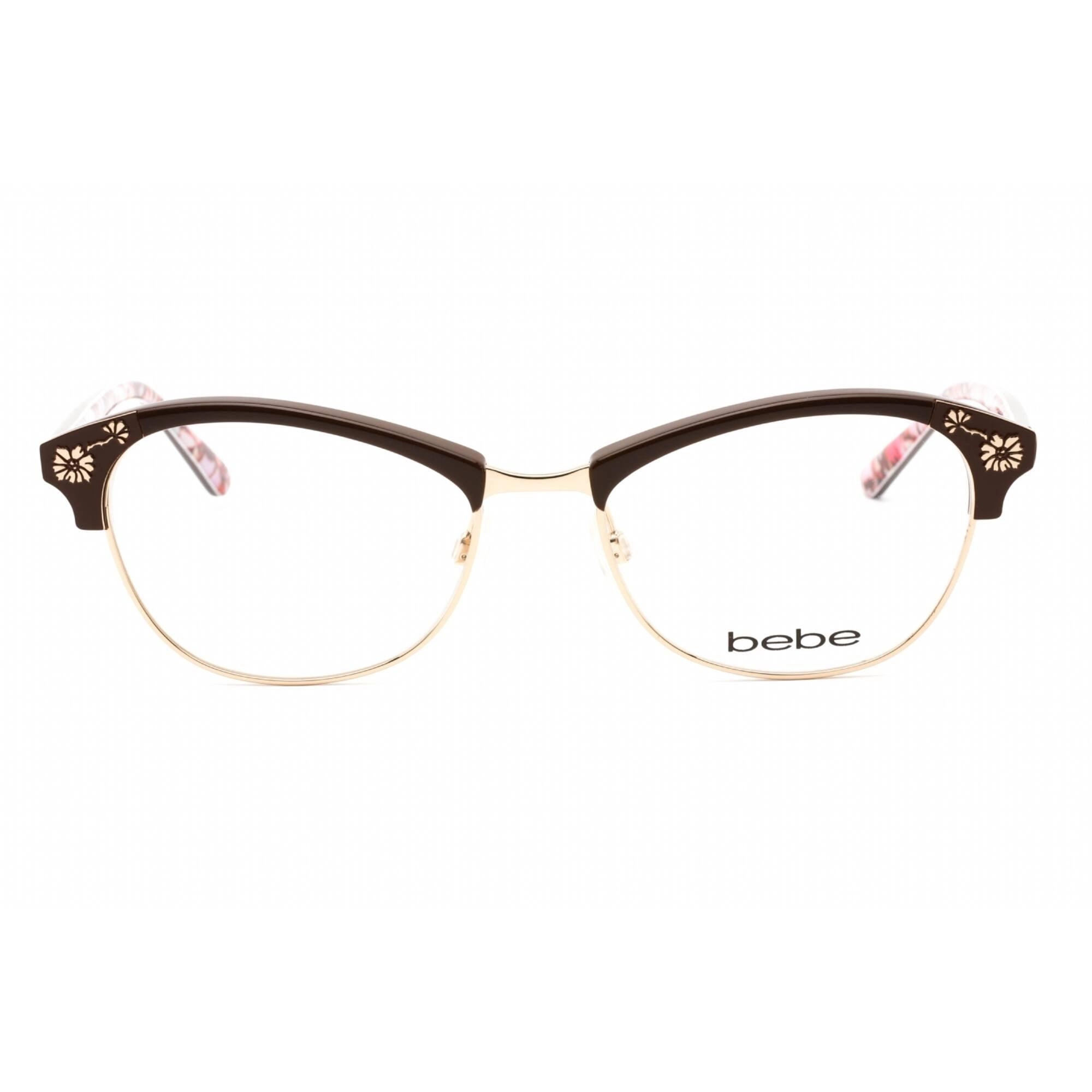 Bebe Women's Eyeglasses - Topaz Rectangular Shape Plastic Frame Clear Lens | BB5162 200