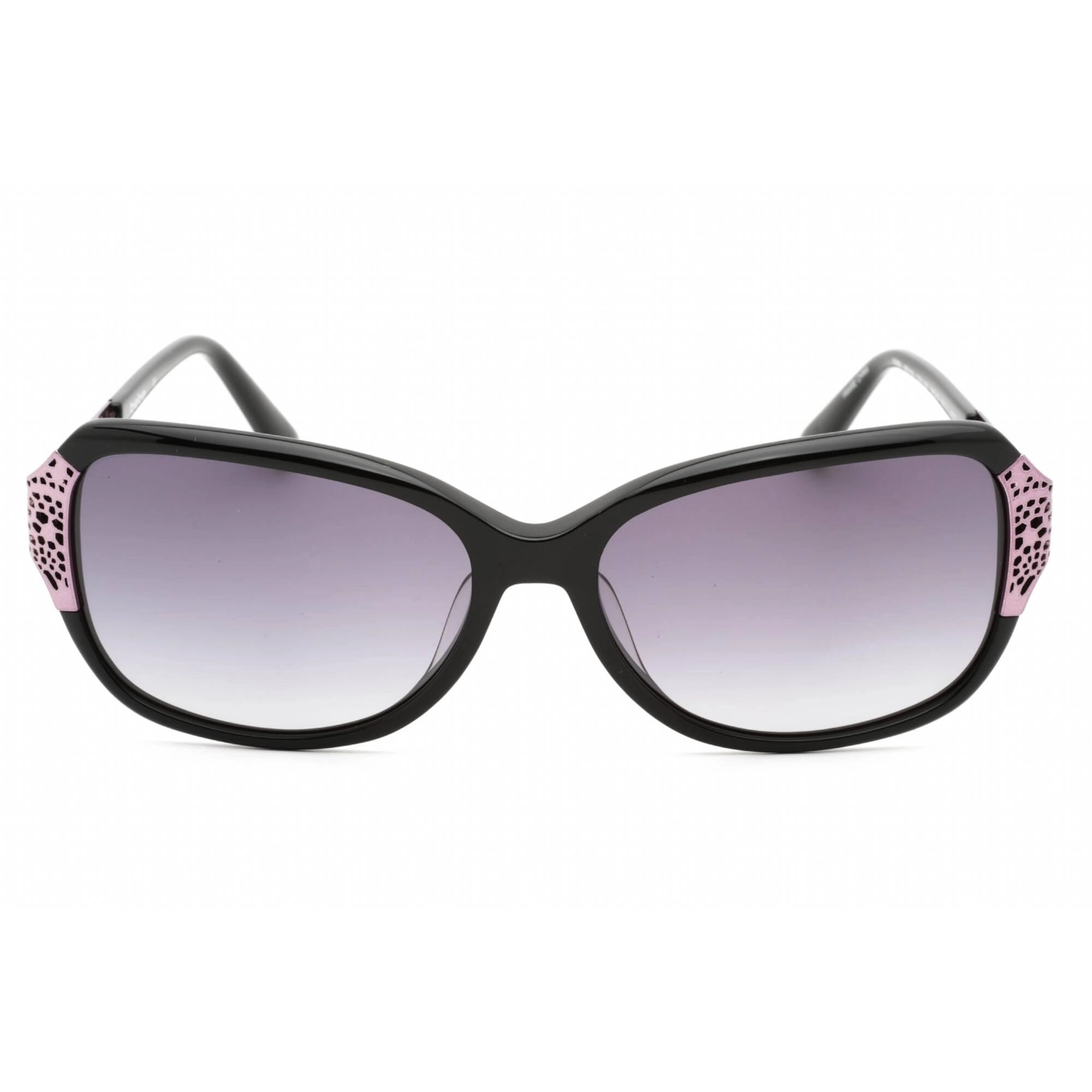 Bebe Women's Sunglasses - Jet Full Rim Rectangular Fixed Nose Pads Frame | BB7189 001
