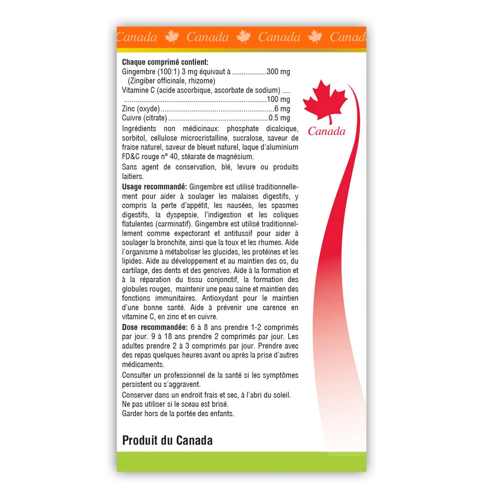 BILL Natural Sources® Children's Digestion 90 Chewable Tablets