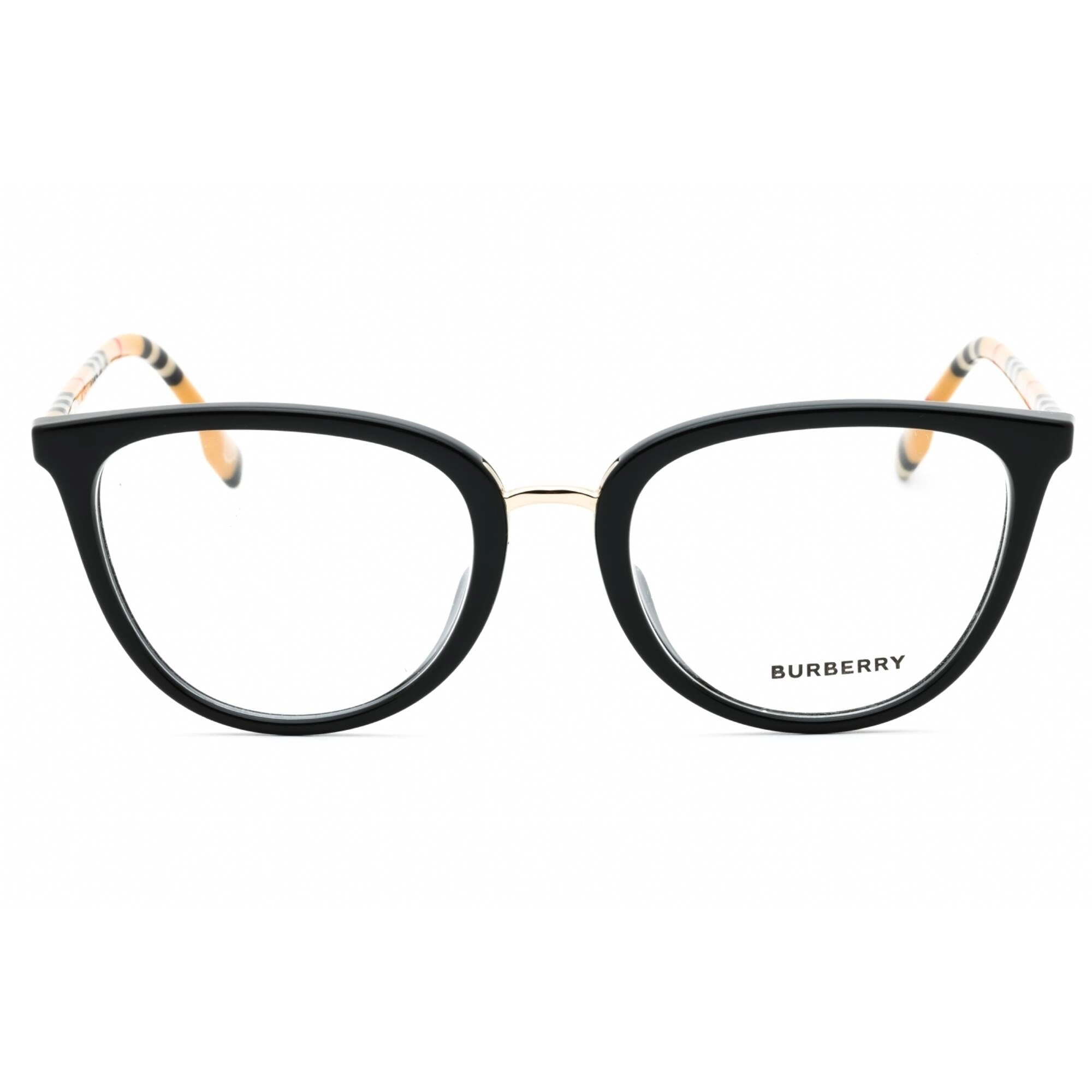 Burberry Women's Eyeglasses - Black Plastic Cat Eye Full Rim Frame | 0BE2366U 3853