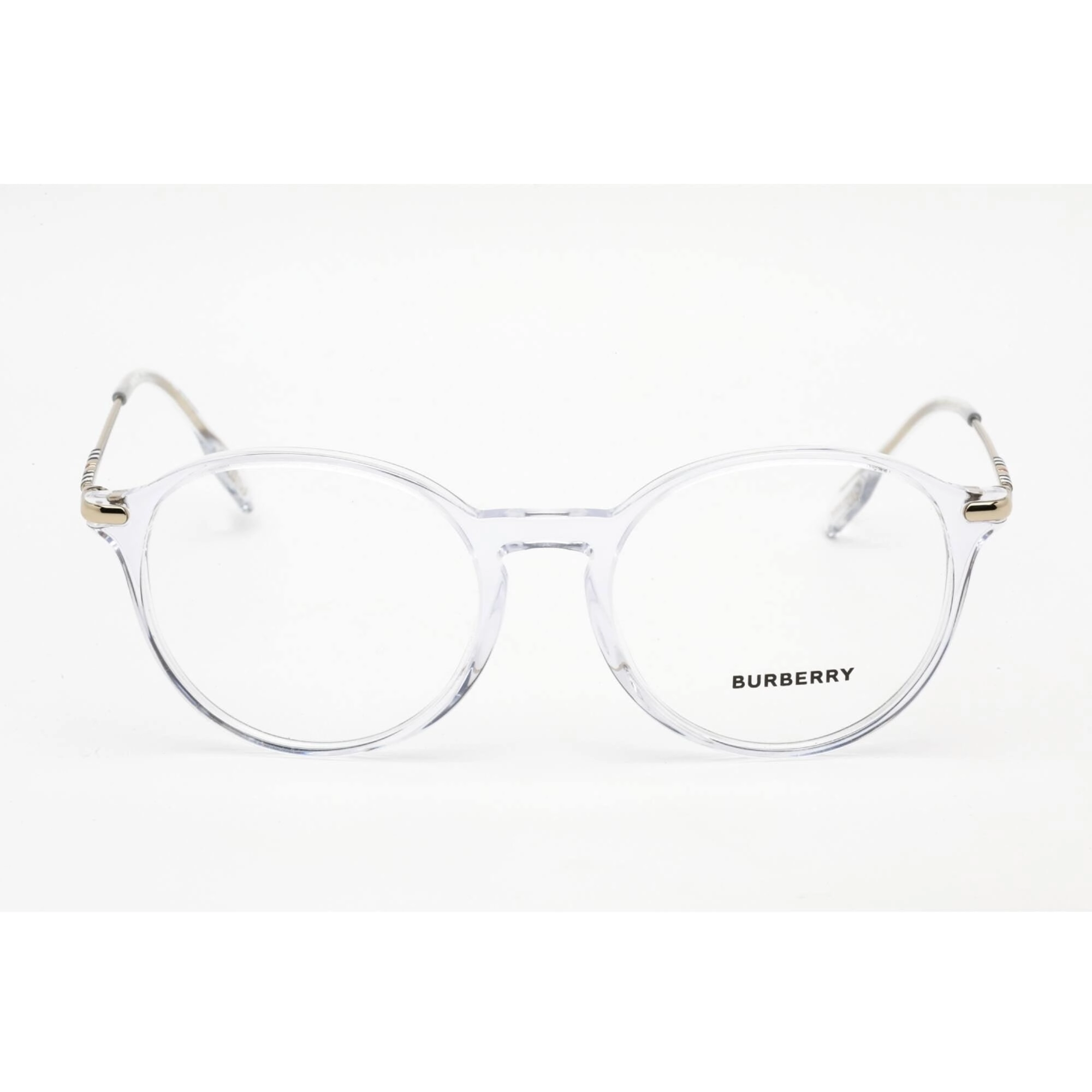 Burberry Women's Eyeglasses - Full Rim Transparent Plastic Round Frame | 0BE2365 3024