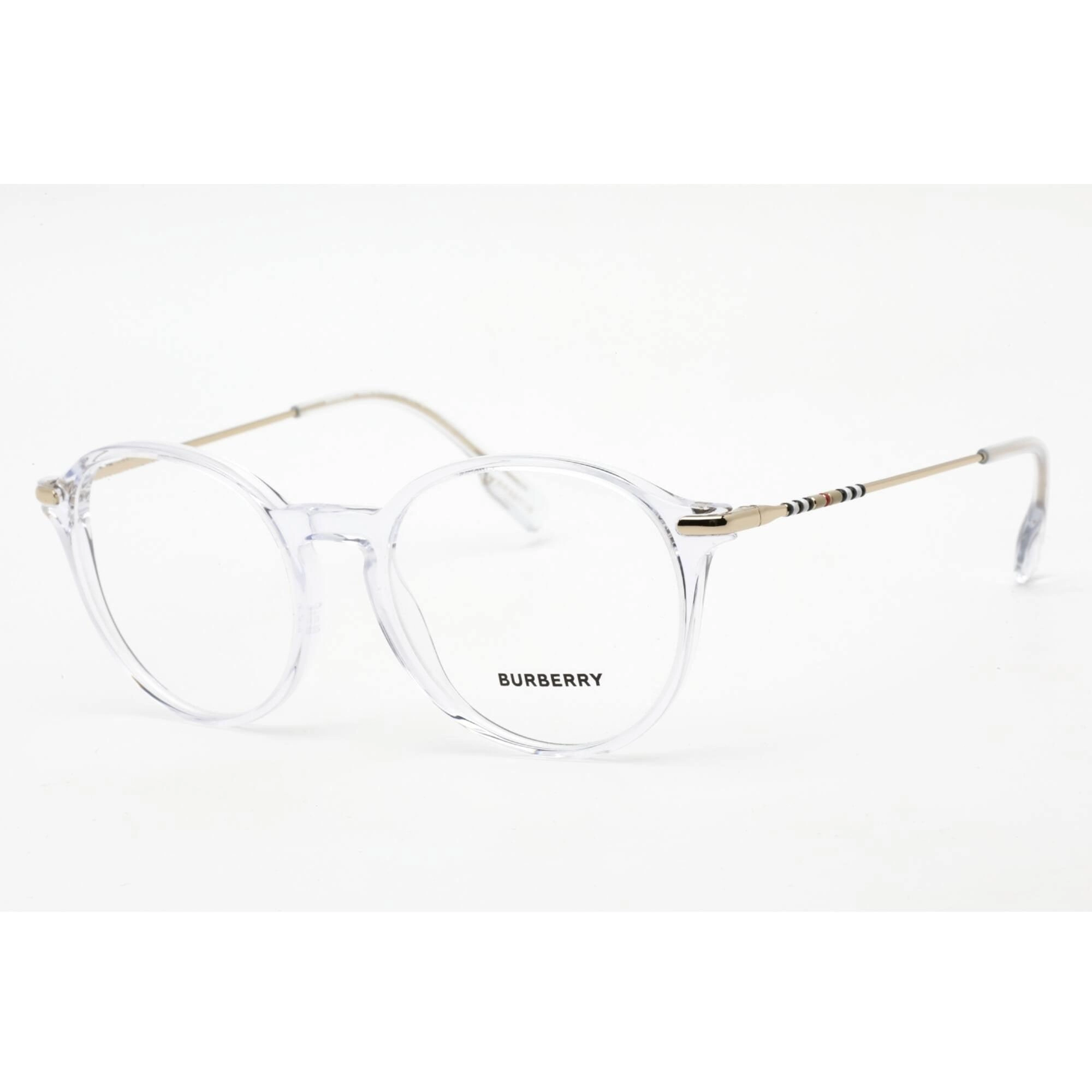 Burberry Women's Eyeglasses - Full Rim Transparent Plastic Round Frame | 0BE2365 3024
