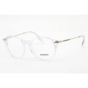 Burberry Women's Eyeglasses - Full Rim Transparent Plastic Round Frame | 0BE2365 3024