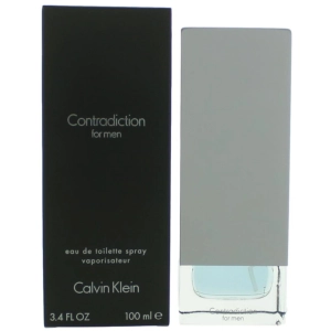 Calvin Klein Men's Eau De Toilette Spray - Contradiction Oriental Scent, 3.4 oz