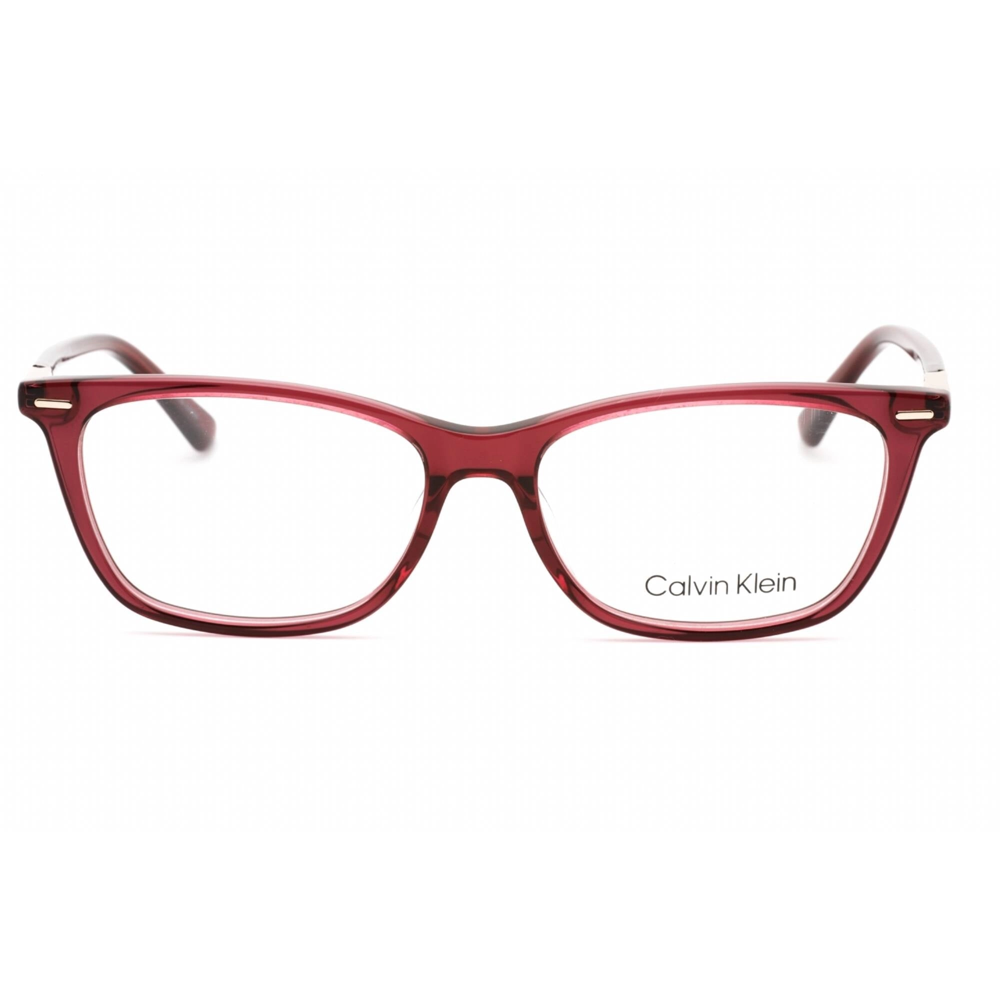 Calvin Klein Women's Eyeglasses - Burgundy Rectangular Full Rim Frame | CK22506 605