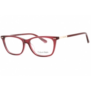 Calvin Klein Women's Eyeglasses - Burgundy Rectangular Full Rim Frame | CK22506 605