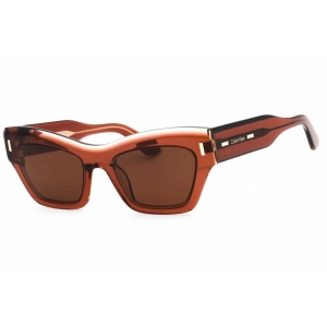 Calvin Klein Women's Sunglasses - Rose Acetate Cat Eye Full Rim Frame | CK23503S 601