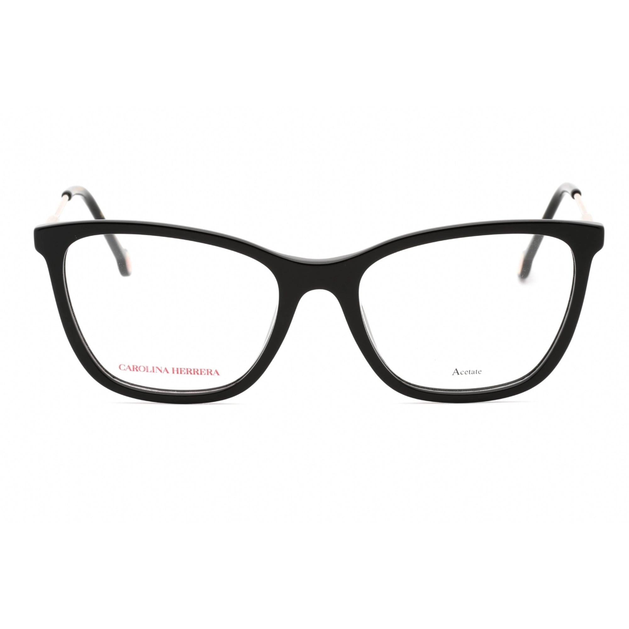 Carolina Herrera Women's Eyeglasses - Black Plastic Cat Eye Shape Frame | CH 0071 0807