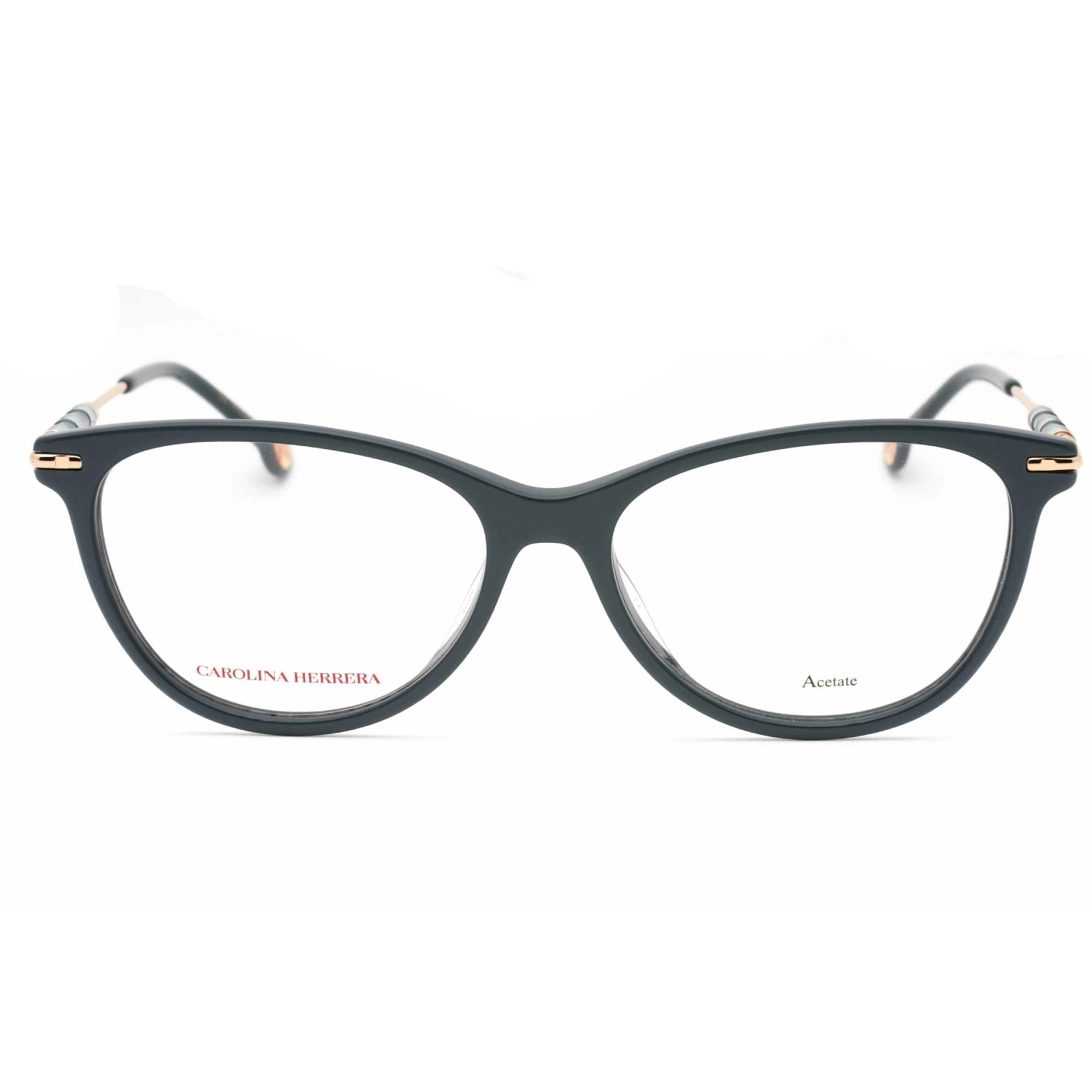 Carolina Herrera Women's Eyeglasses - Teal Plastic Cat Eye Frame | CH 0043 0ZI9 00