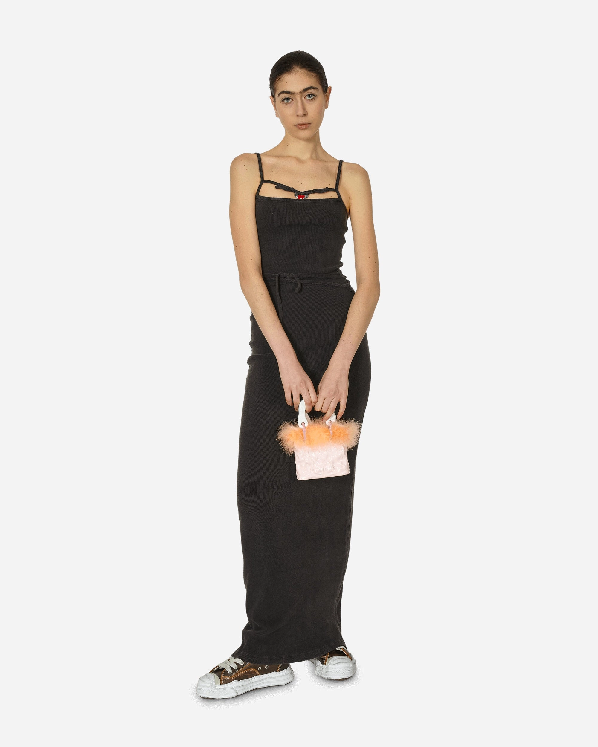 Charmed Rip Maxi Dress Black Wash