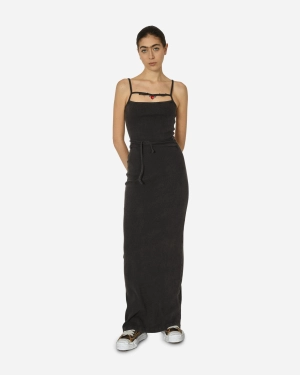 Charmed Rip Maxi Dress Black Wash