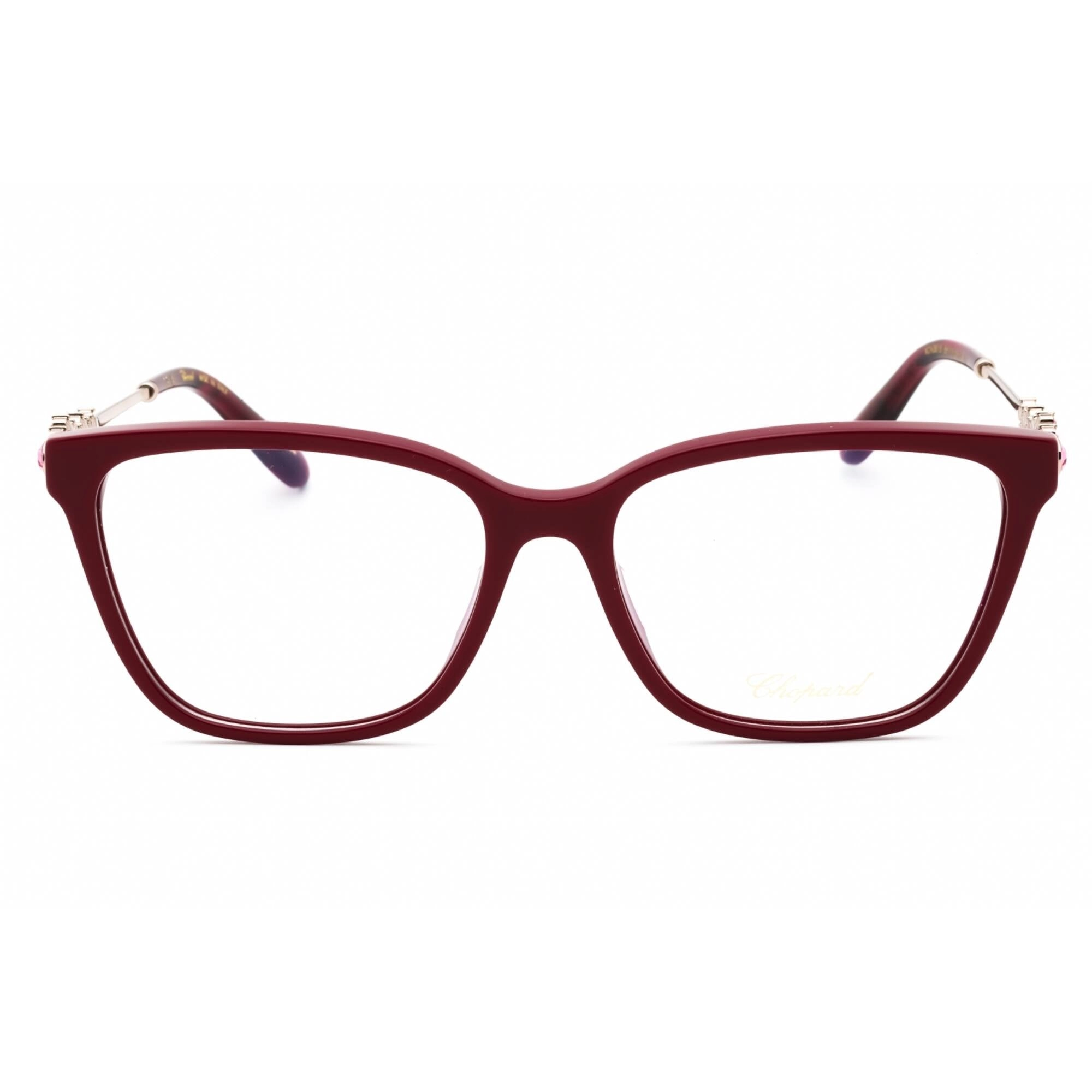 Chopard Women's Eyeglasses - Glossy Burgundy Plastic Full Rim Cat Eye | VCH361S 08LA