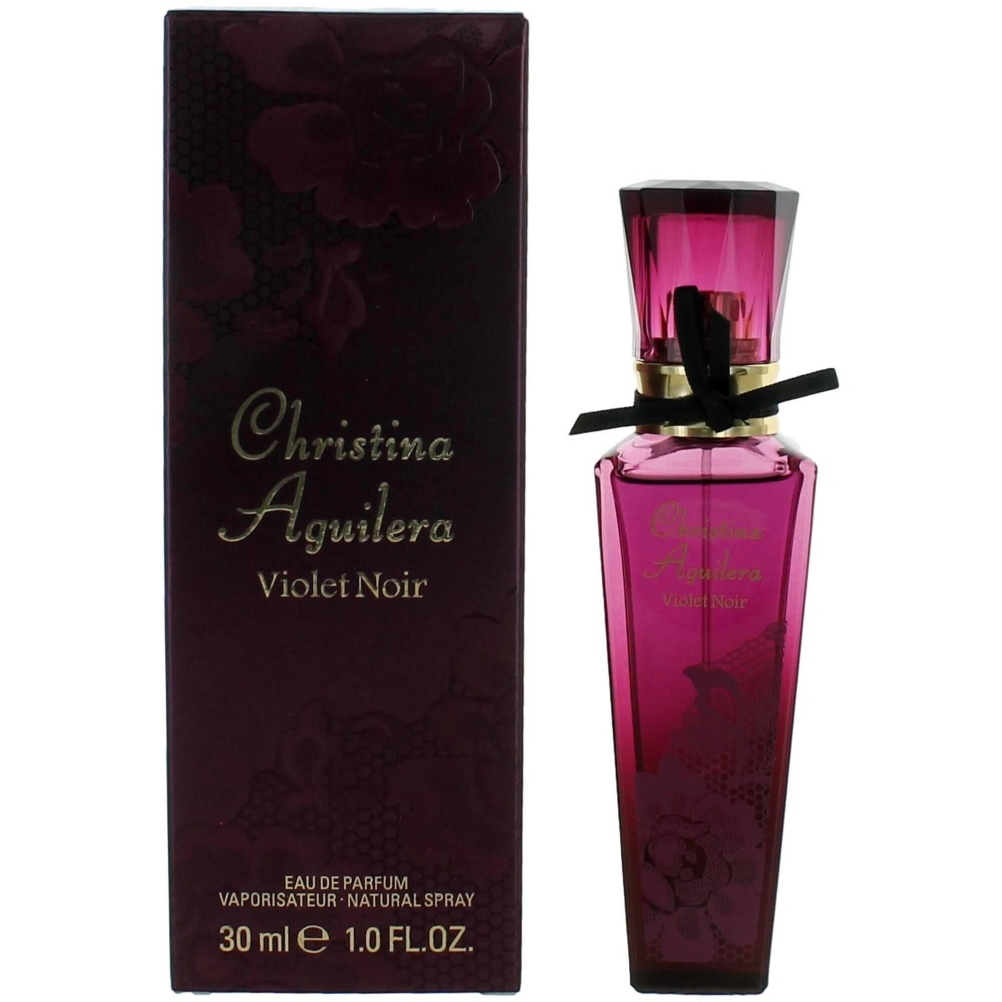 Christina Aguilera Women's Eau De Parfum Spray - Violet Noir Floral Fragrance, 1oz