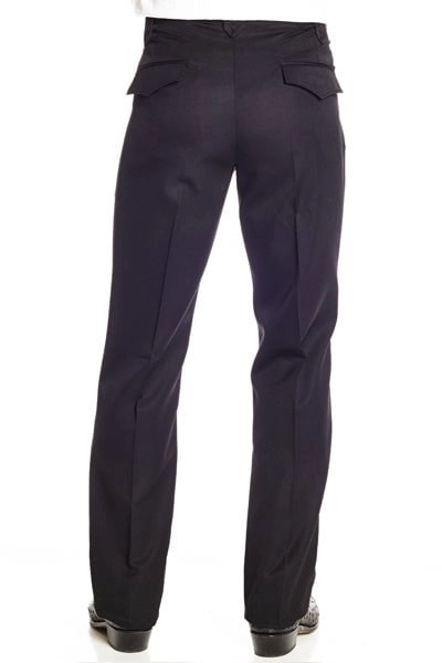 Circle S Mens Black Western Poly Blend Ranch Dress Pant 44