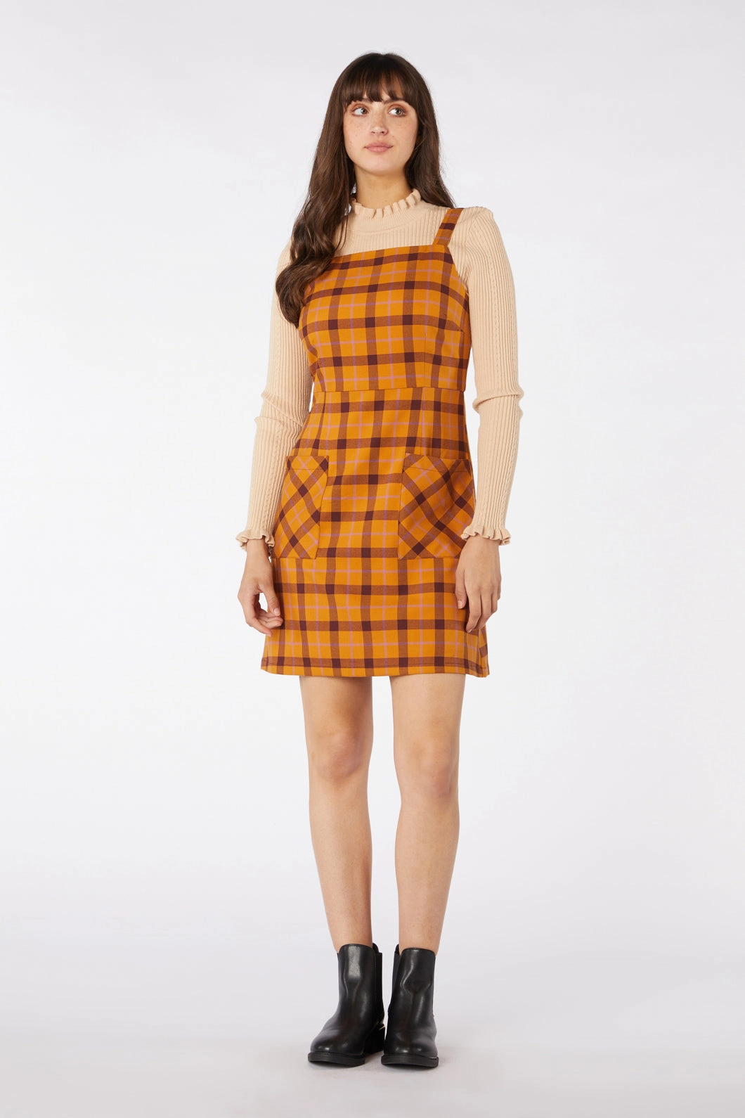 Claudia Check Pinny