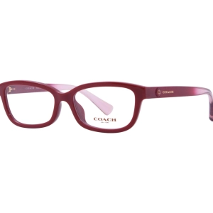 Coach Women's Eyeglasses - Burgundy Plastic Frame Demo Lens | COACH 0HC6147U 5031