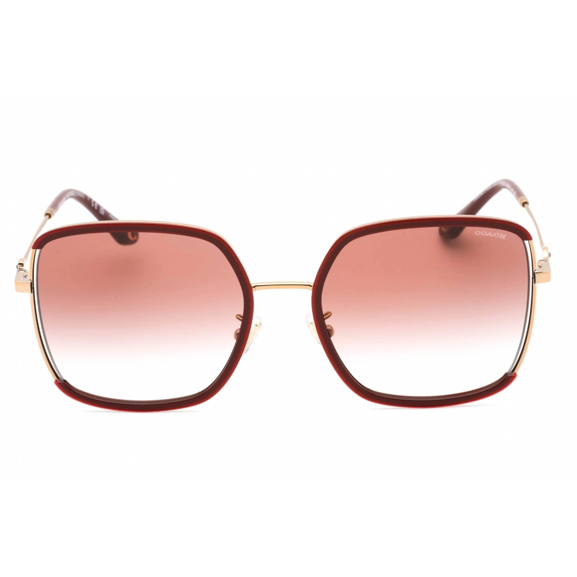 Coach Women's Sunglasses - Rose Gold Metal Square Full Rim Frame | 0HC7139BD 94028D