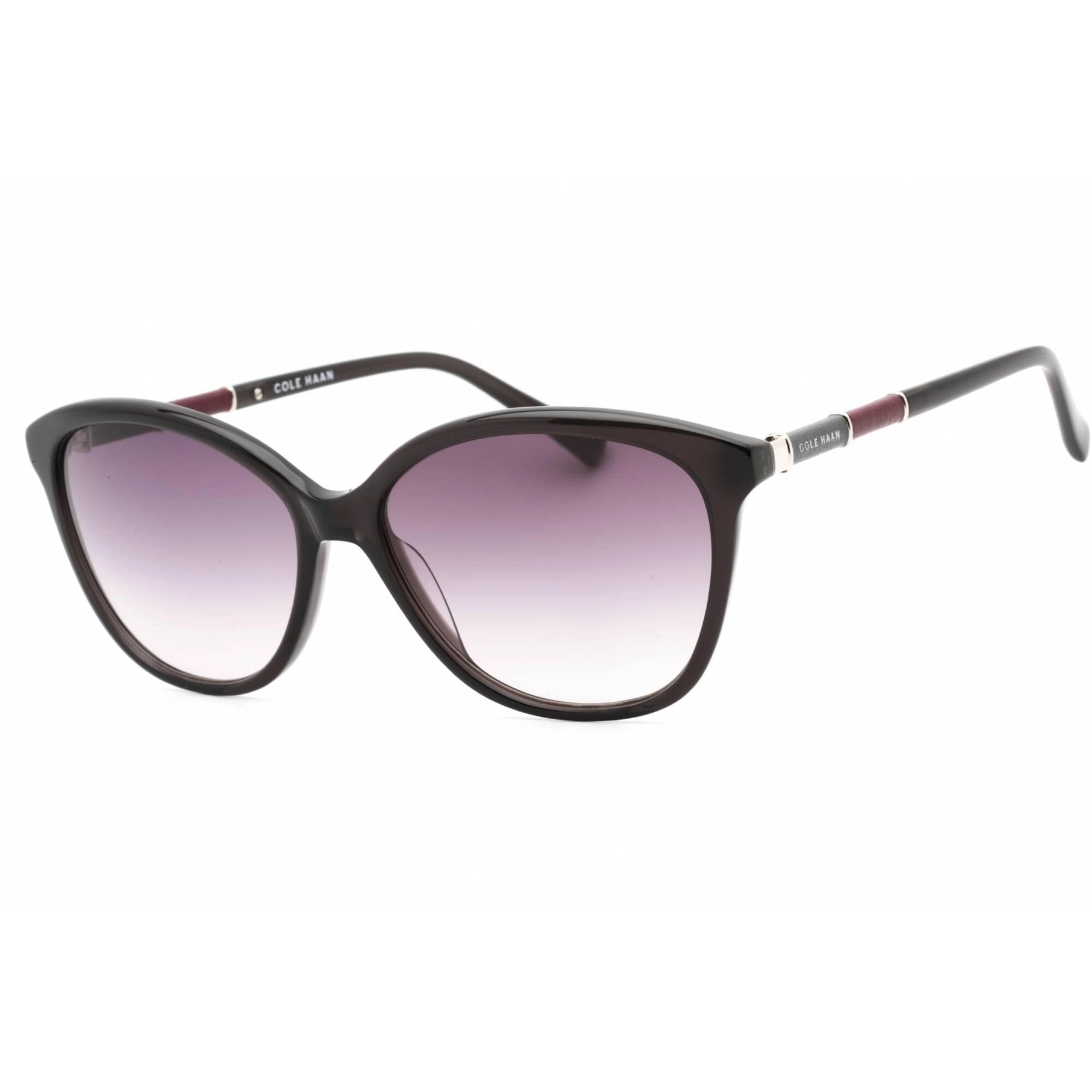Cole Haan Women's Sunglasses - Grey Crystal Plastic Full Rim Cat Eye | CH7071 014