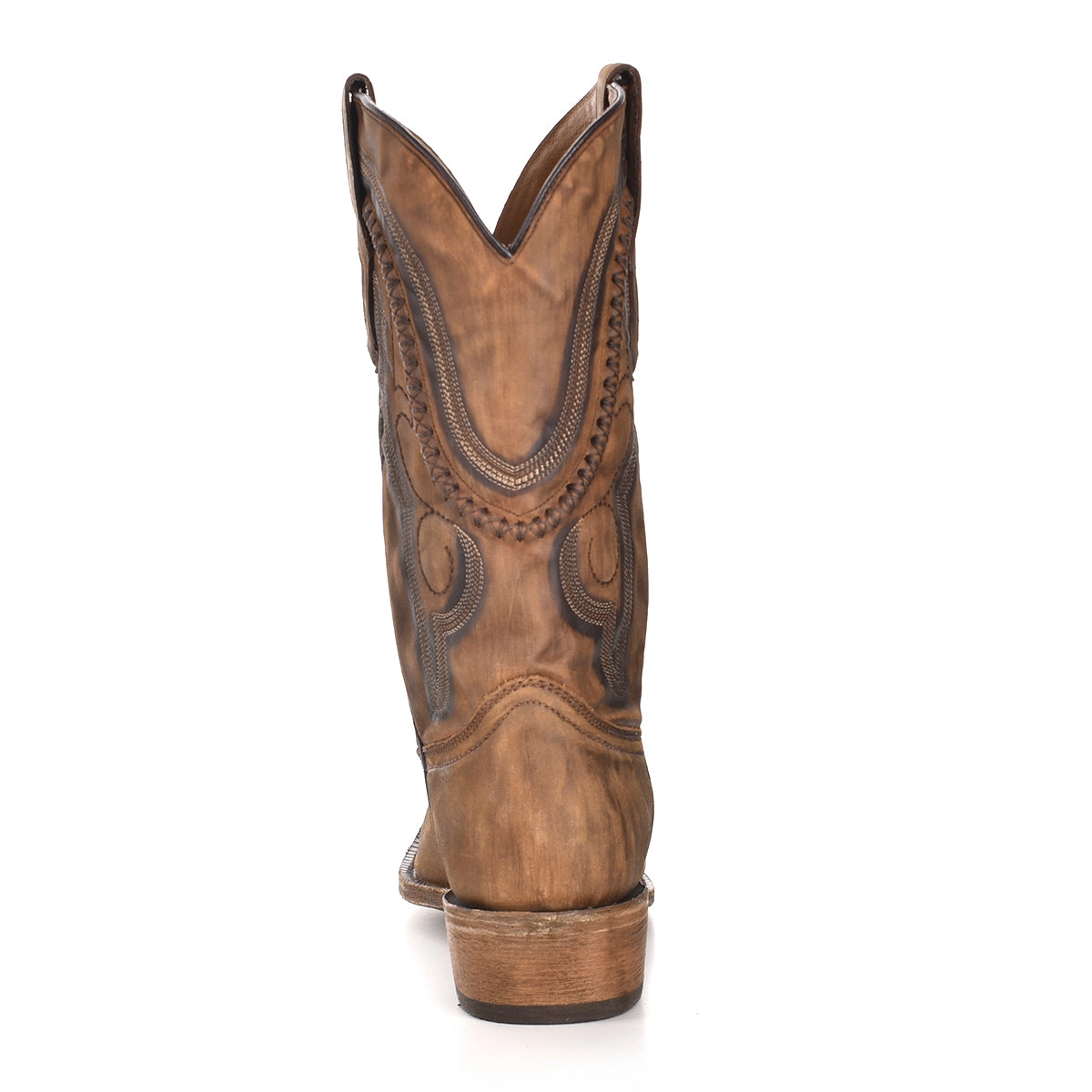 Corral A3479 Men's Brown Embroidery Narrow Square Cowboy Boots
