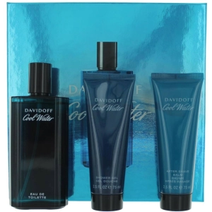Davidoff Men's Gift Set - Cool Water Invigorating Fusion Masculine Scent, 3 Piece