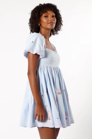 Dianna Mini Dress - Blue