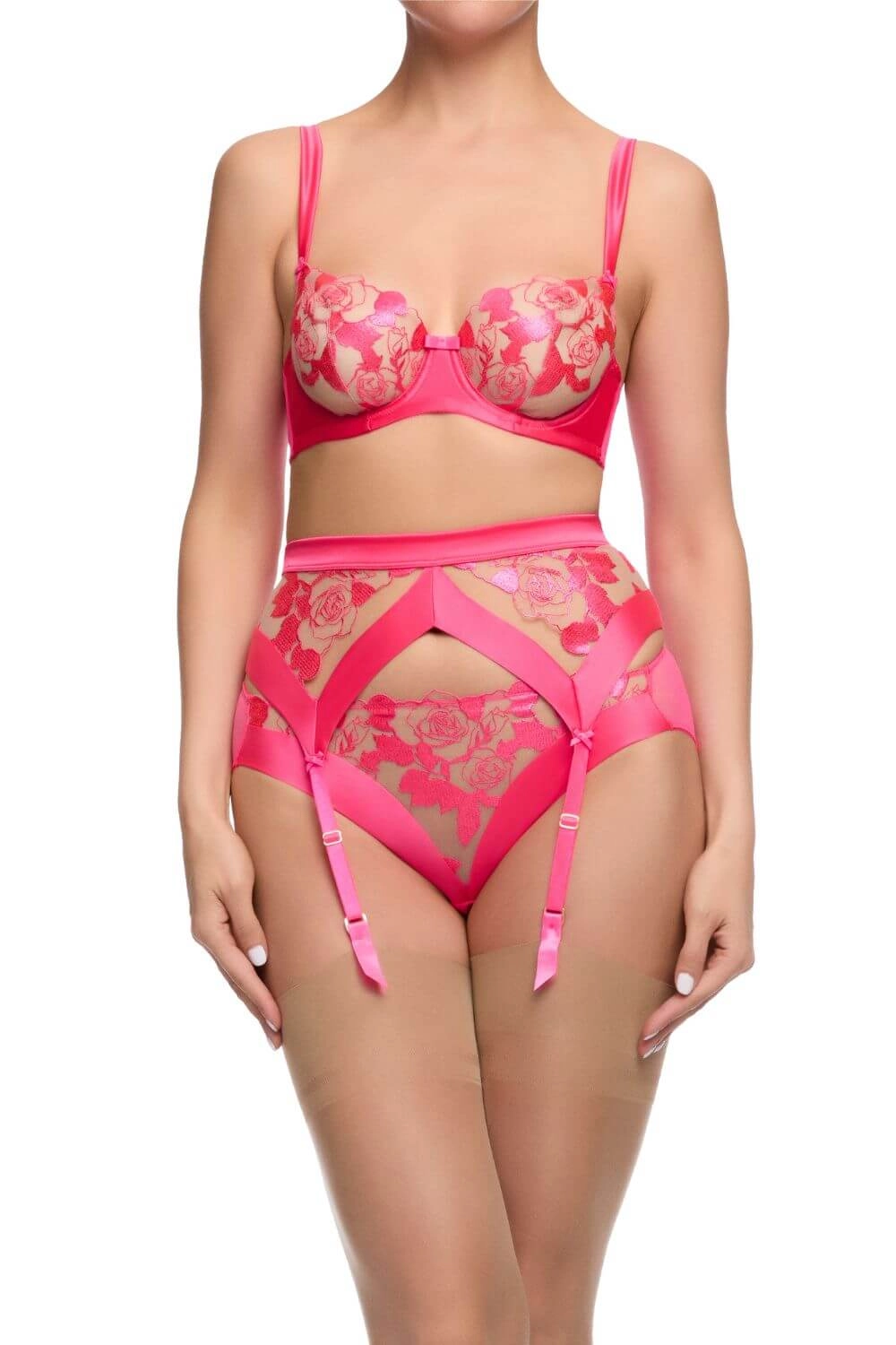 Dita Von Teese Rosabelle Unlined Bra Pink Pizazz
