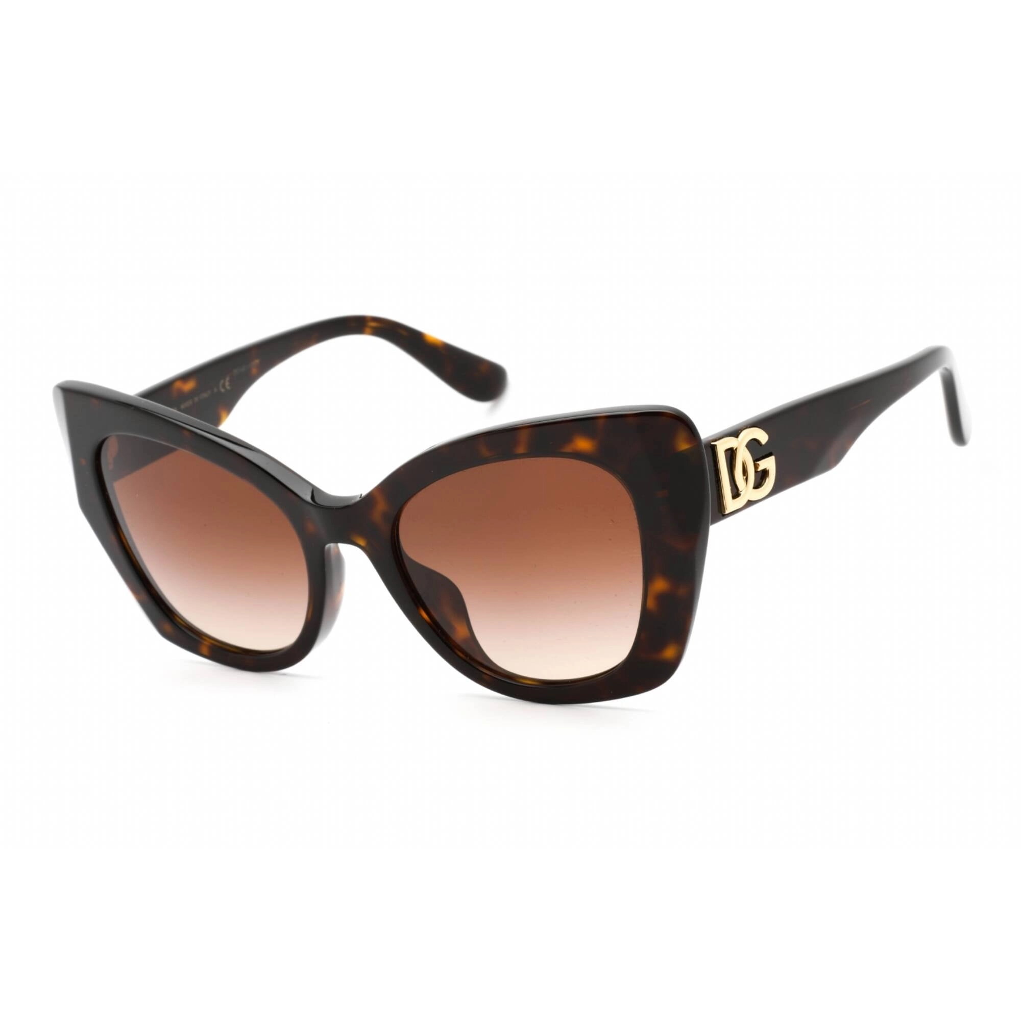 Dolce & Gabbana Women's Sunglasses - Dark Havana Cat Eye Full Rim | 0DG4405F 502/13