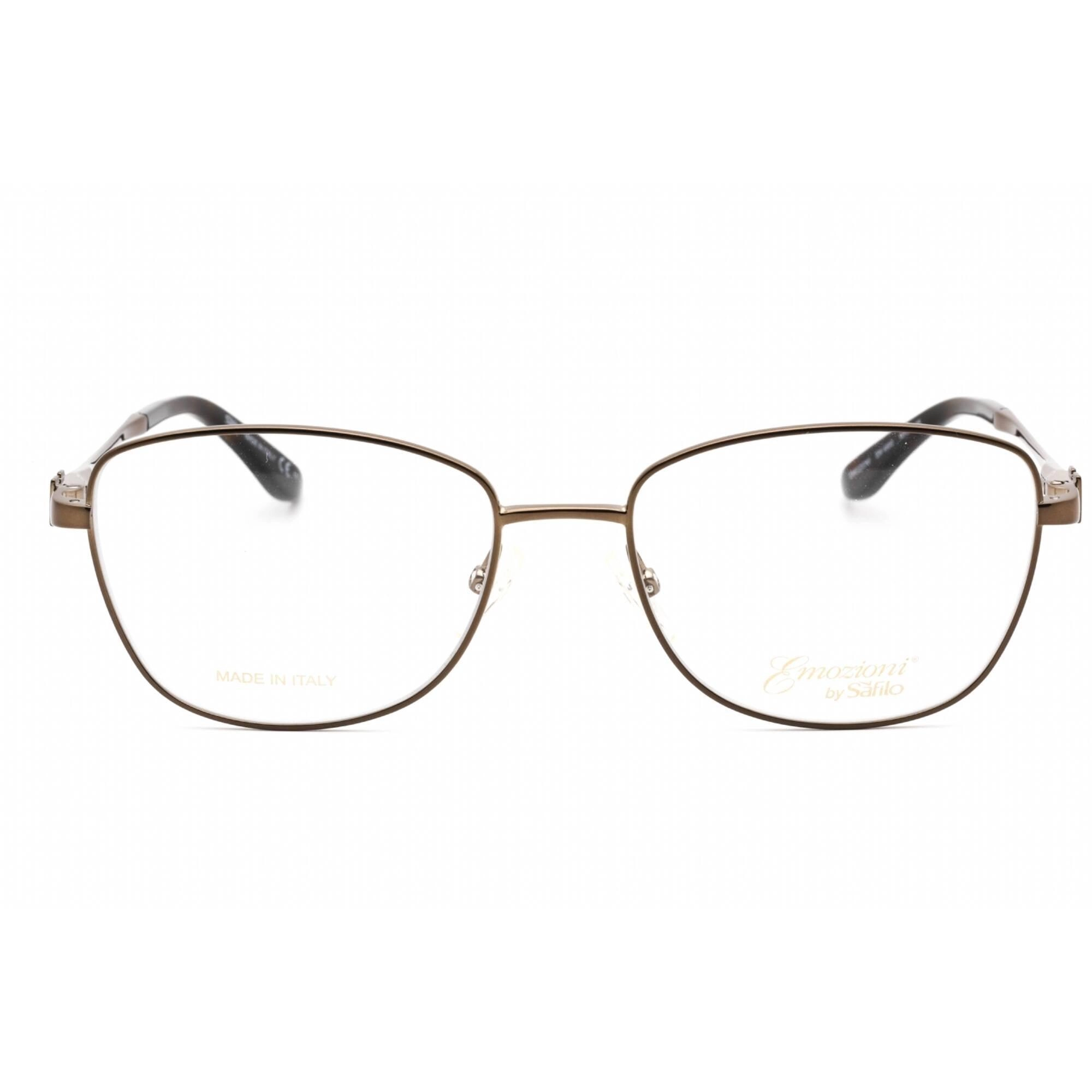 Emozioni Women's Eyeglasses - Brown Havana Full Rim Butterfly Frame | EM 4400 0WR9 00