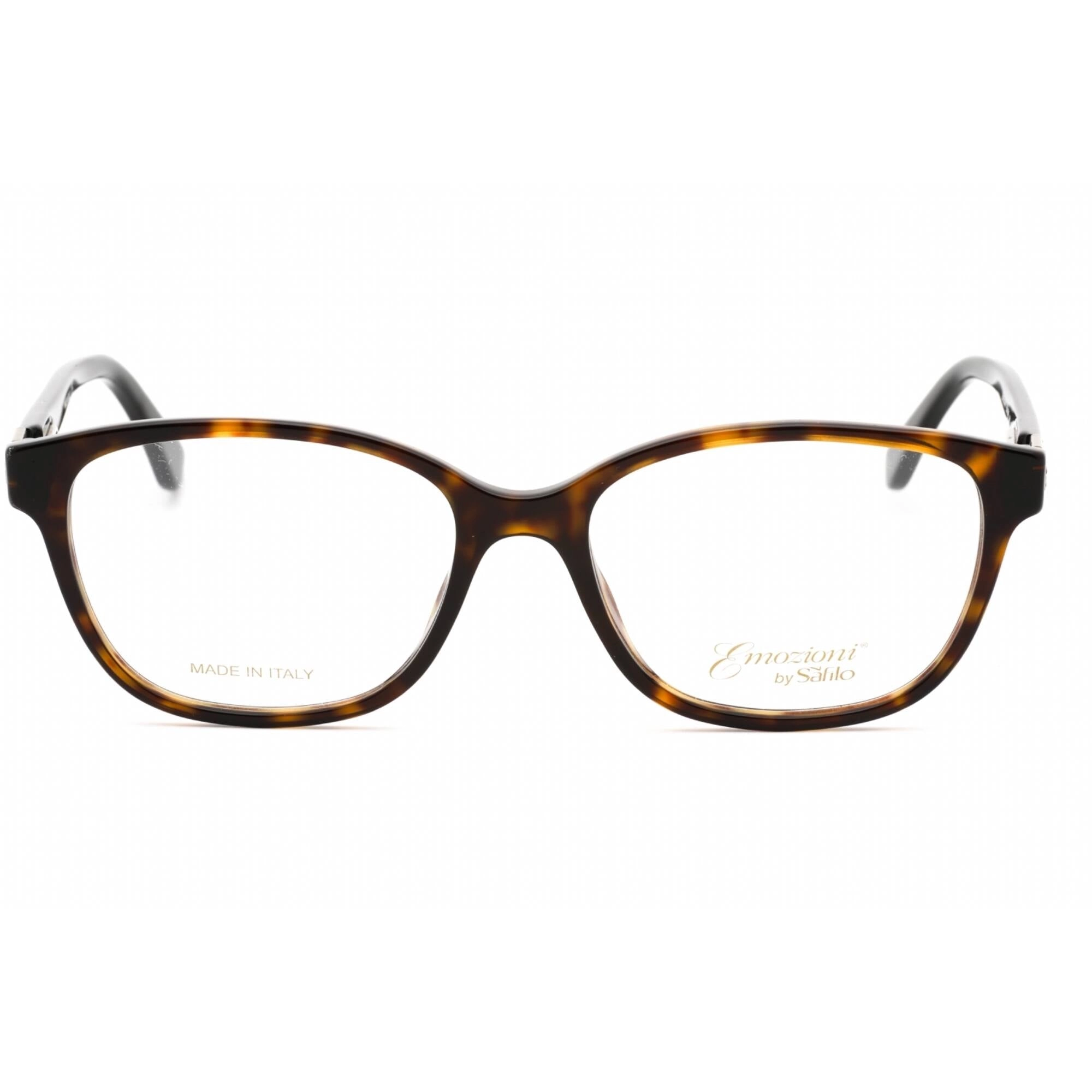 Emozioni Women's Eyeglasses - Havana Black Cat Eye Shape Acetate Frame | 4046 0581 00