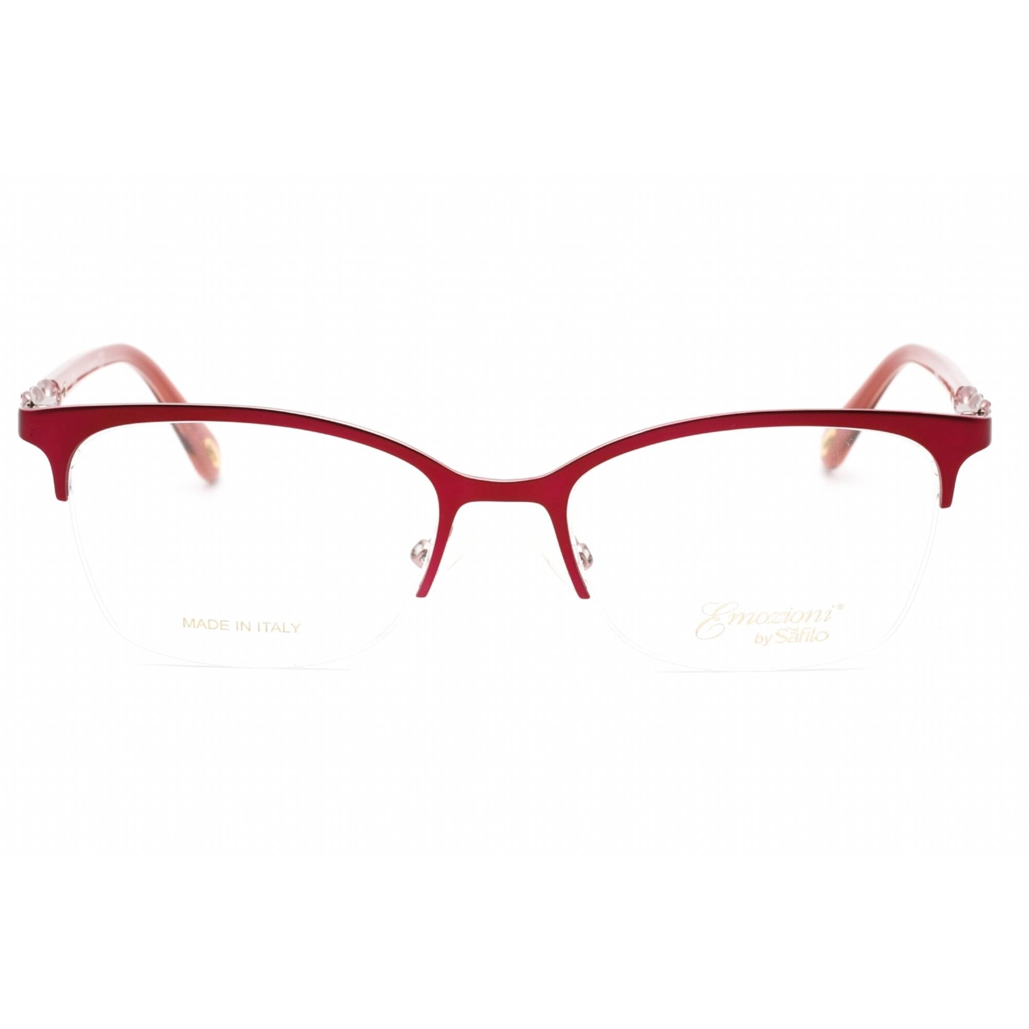 Emozioni Women's Eyeglasses - Matte Plum Cat Eye Full Rim Frame | EM 4412 02S4 00
