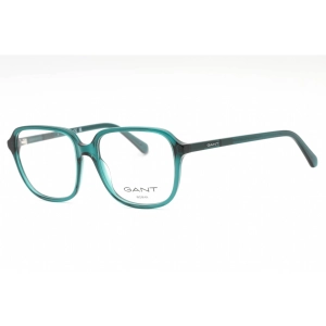 Gant Women's Eyeglasses - Shiny Dark Green Plastic Square 55mm Frame | GA4155 096