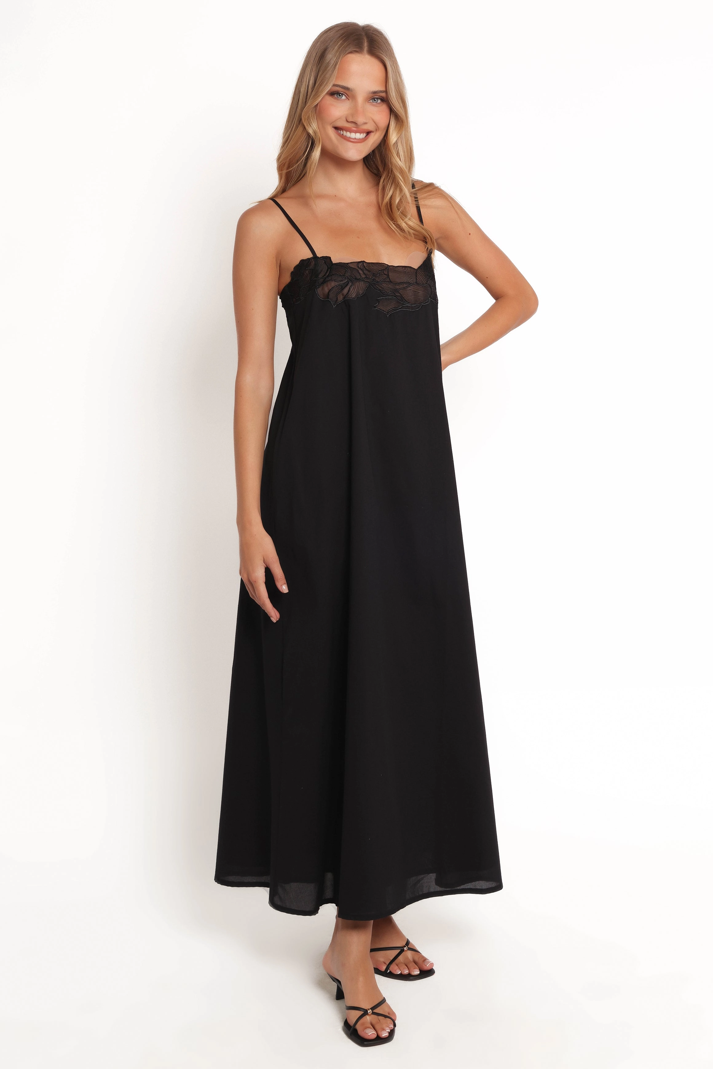 Greta Maxi Dress - Black