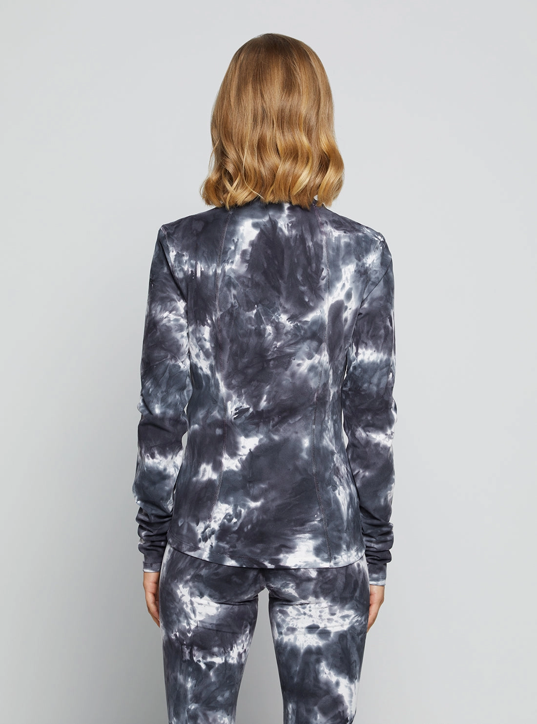 Grey Tie Dye Eudora Active Jacket
