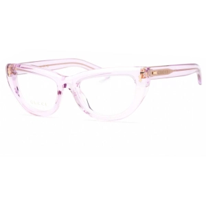 Gucci Women's Eyeglasses - Violet Cat Eye Full Rim Plastic Frame | GG1521O 004