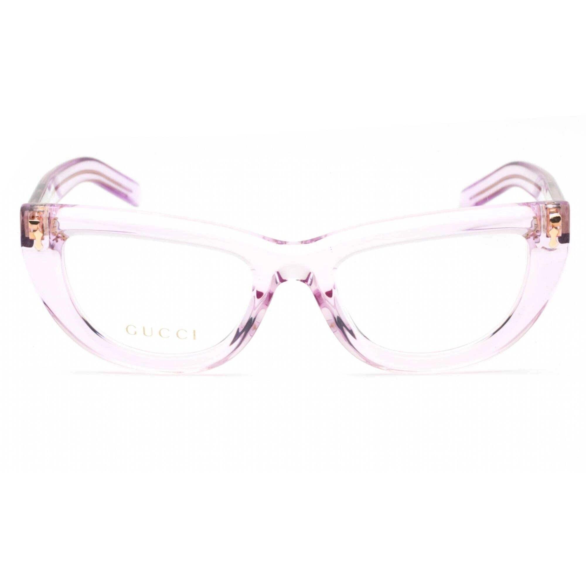 Gucci Women's Eyeglasses - Violet Cat Eye Full Rim Plastic Frame | GG1521O 004