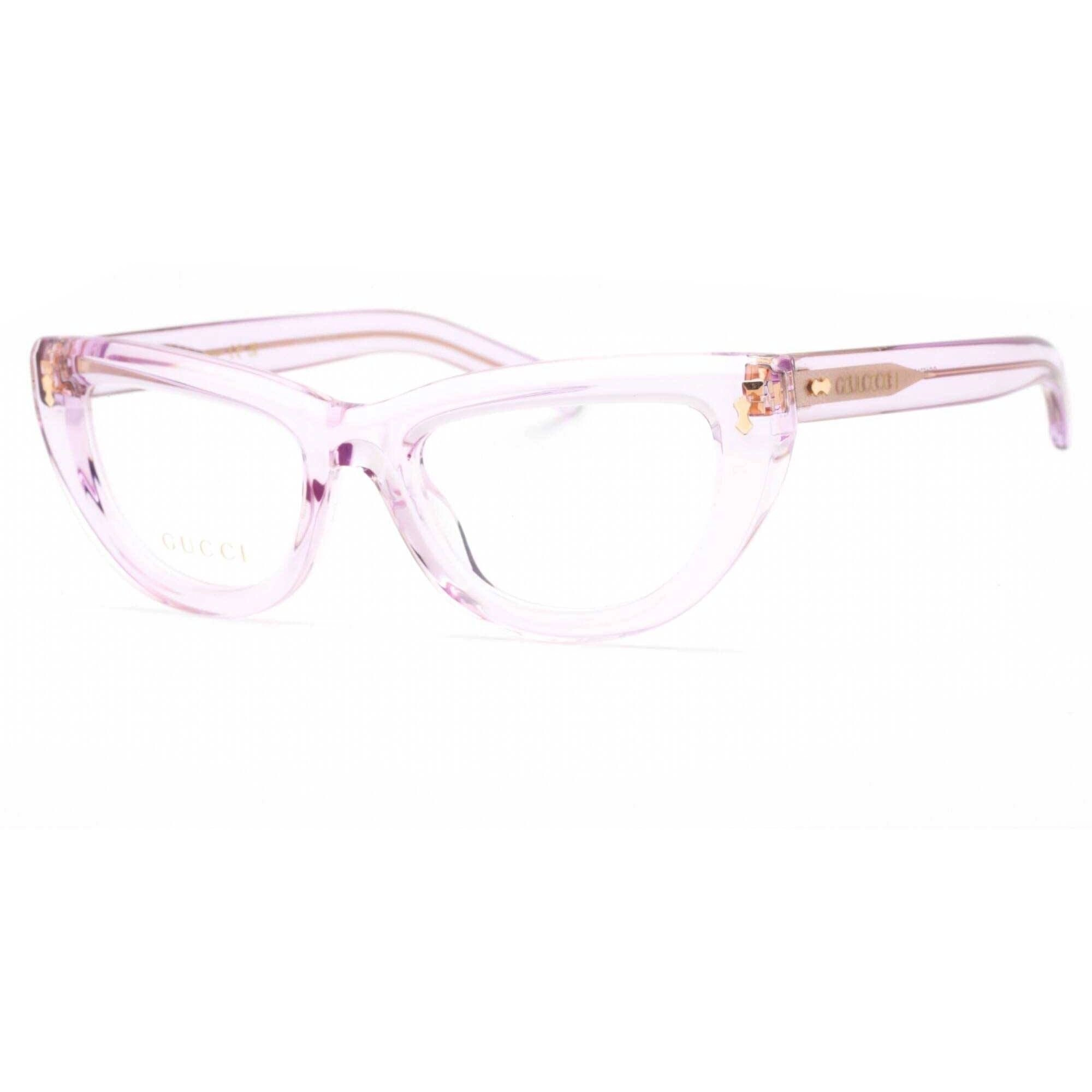 Gucci Women's Eyeglasses - Violet Cat Eye Full Rim Plastic Frame | GG1521O 004