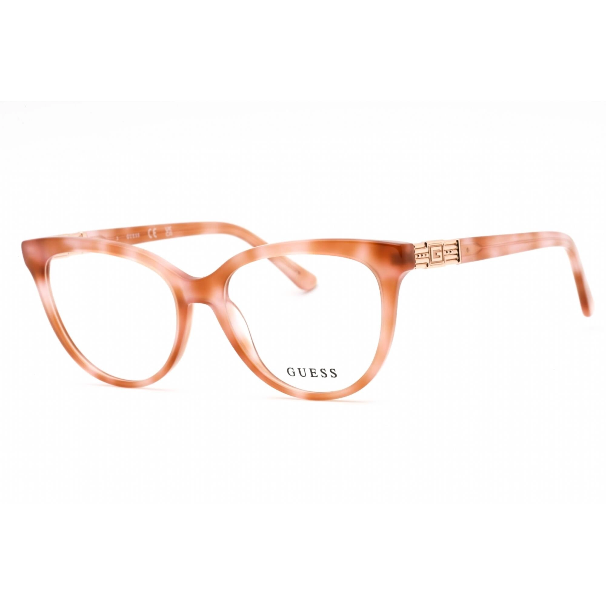 Guess Women's Eyeglasses - Beige/Other Plastic Cat Eye Full Rim Frame | GU2942 059